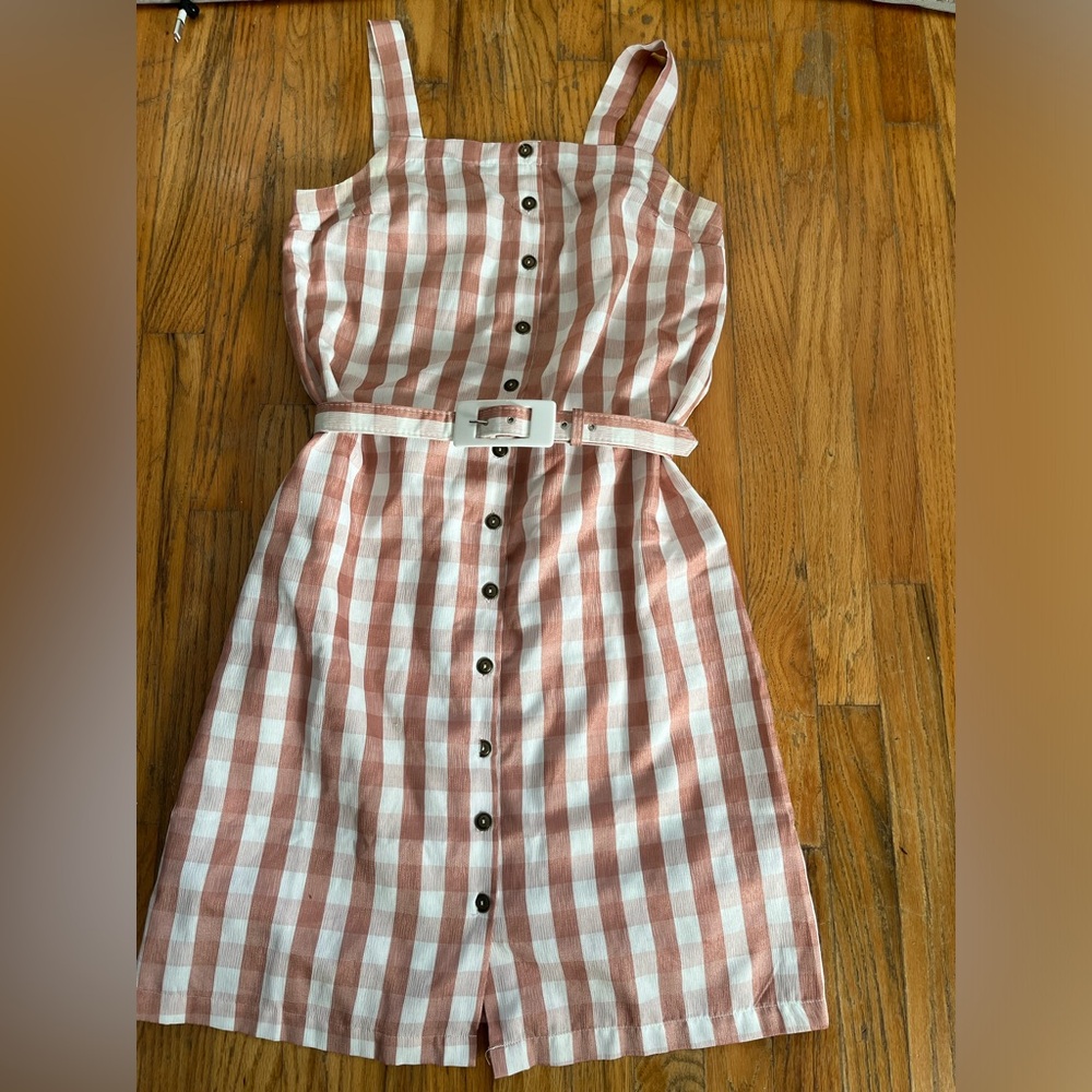 ModCloth Pink Gingham Picnic Dress